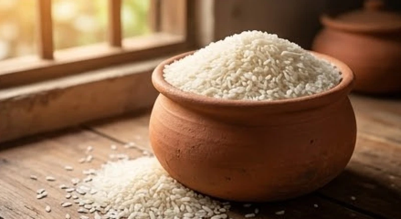 Mơ thấy gạo là điềm báo gì: Giải mã tâm lý và cách hóa giải 5 Hũ gạo đầy ắp đến mức trào tung tóe xung quanh mặt bàn đại diện cho nguồn thu nhập bất ngờ tăng mạnh