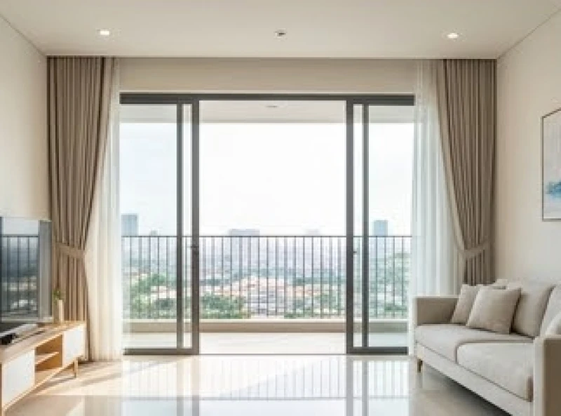 Hướng cửa chính hợp tuổi Ngọ: tra cứu Nam Nữ và cách hóa giải 5 Cửa kính ban công chung cư rộng lớn đón gió và nắng tự nhiên thay cho cửa chính