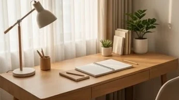 Bố trí góc làm việc thông thoáng và hướng bàn học hợp tuổi dần giúp tối ưu hóa khả năng tập trung