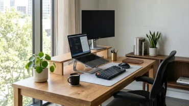 Bố trí hướng bàn làm việc hợp tuổi sửu trong không gian văn phòng hiện đại để đón sinh khí