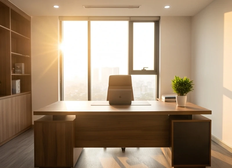 Sơ đồ mô phỏng các hướng Sinh Khí và Diên Niên mang lại tài lộc khi xác định hướng bàn làm việc hợp tuổi Dậu