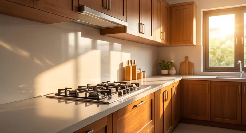 Giáp Thân 1944 Mệnh Gì? Khắc Phục Nhầm Lẫn Và Ứng Dụng Bát Trạch 5 Không gian bếp hiện đại và gọn gàng, được bố trí theo nguyên tắc tọa hung hướng cát để hóa giải sát khí