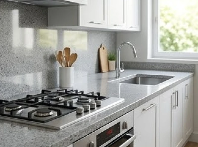 Thiết kế khoảng cách an toàn giữa bếp nấu và bồn rửa để hóa giải xung khắc Thủy Hỏa