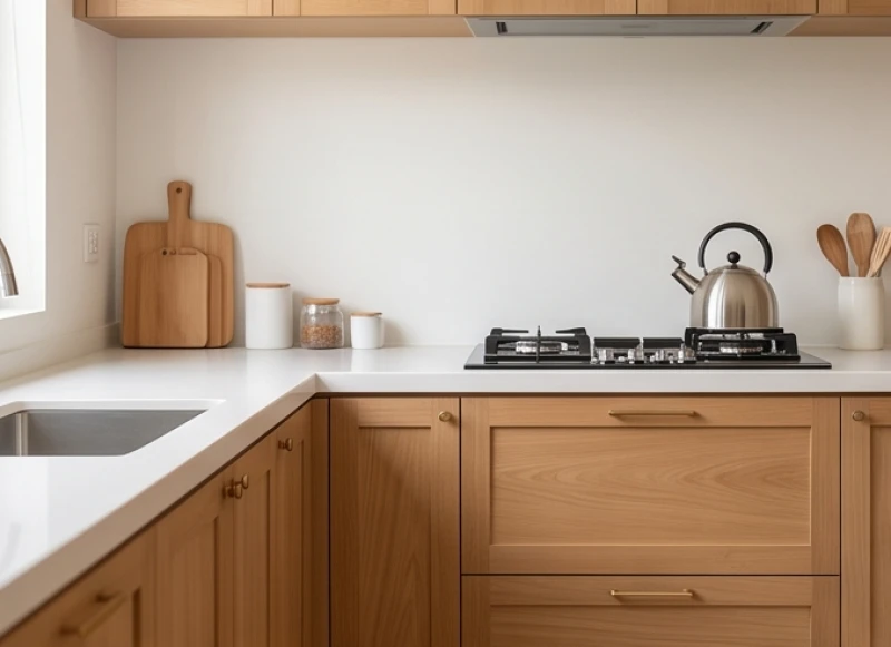 Hướng bếp hợp tuổi Sửu: Số đo Lỗ Ban và vật phẩm hóa giải 4 Thiết kế bếp tọa Tây hướng Đông phù hợp với nam mạng tuổi Quý Sửu để vượng tài