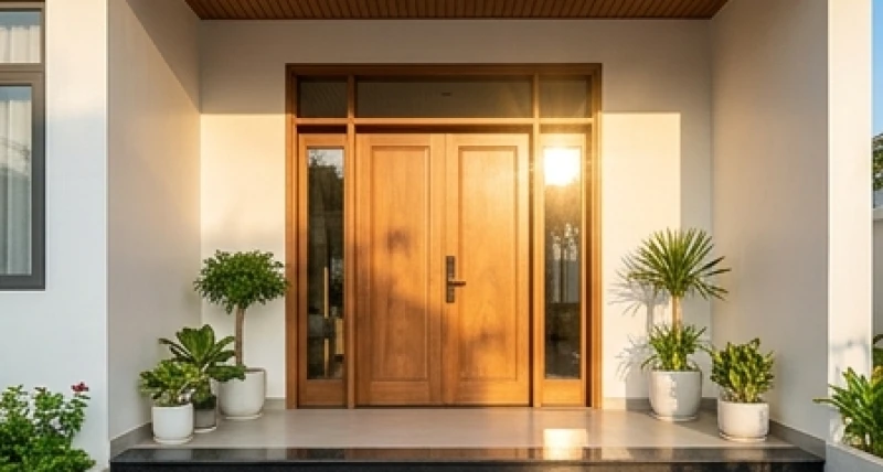 Mệnh Kim hợp hướng nào: Bảng tra theo tuổi và cách hóa giải 1 Cửa chính ngôi nhà thiết kế khang trang đón vượng khí hướng Tây Bắc cho gia chủ