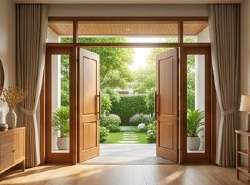 Ngôi nhà hiện đại mở cửa chính đón vượng khí hướng sinh khí phù hợp với tuổi Kỷ Dậu