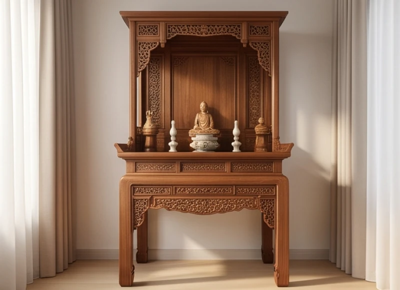 Tuổi Thìn hợp hướng nào? Bảng tra cứu Nam Nữ & cách hóa giải 7 Bàn thờ gỗ chạm khắc tinh xảo đặt trang nghiêm tại góc phòng yên tĩnh và sáng sủa