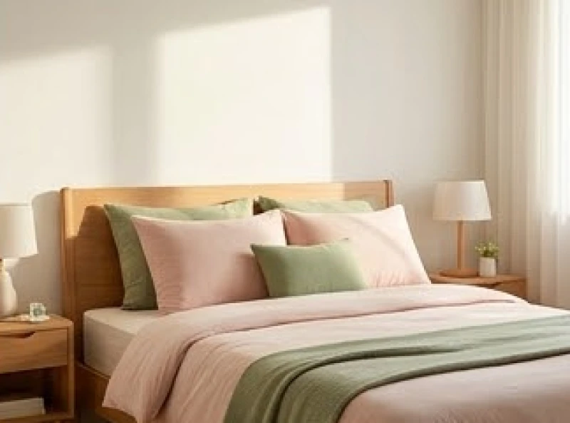 Chiếc giường nhỏ xinh xắn quay đầu về hướng Nam mang lại giấc ngủ sâu cho bé gái mang cung Tốn