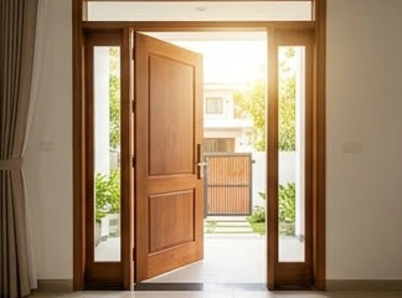 Ngôi nhà có cửa chính rộng mở quay về hướng đón nắng sớm đại diện cho Đông Tứ Mệnh