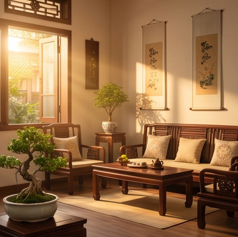 Không gian sống ngập tràn sinh khí được bố trí theo hướng hợp tuổi Ất Tỵ