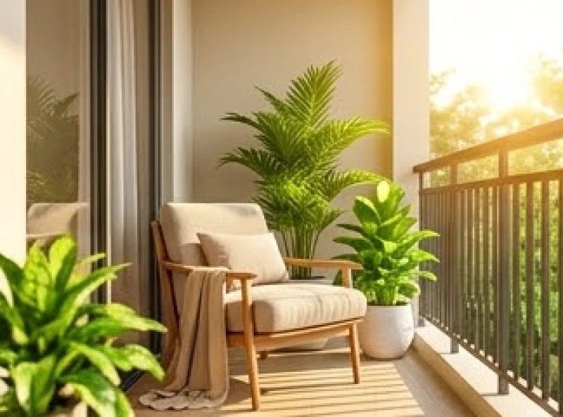 Quý Mùi 2003 hợp hướng nào: Hướng nhà và bàn thờ chuẩn 4 Góc ban công thư giãn ngập tràn ánh nắng ban mai rực rỡ dành cho nữ gia chủ