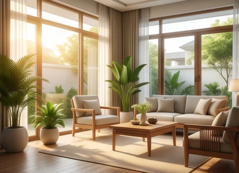 Tuổi Dần hợp hướng nào: Bảng tra cát hung chi tiết từng năm 2 Không gian phòng khách ngập tràn ánh sáng thể hiện hướng Sinh Khí tốt nhất cho gia chủ