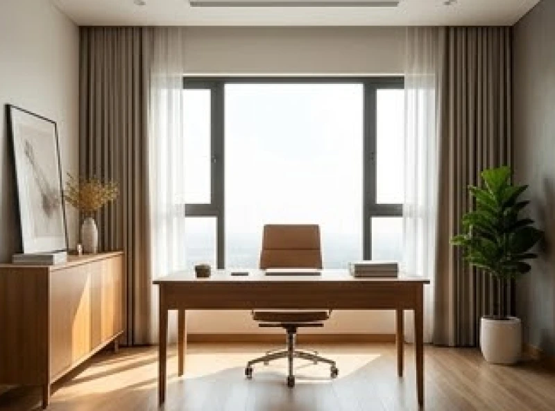 Không gian phòng làm việc hướng Tây Bắc đón vượng khí cho nam mạng Ất Sửu