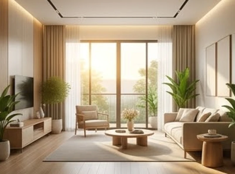 Quý Mùi 2003 hợp hướng nào: Hướng nhà và bàn thờ chuẩn 2 Phòng khách sang trọng đón ánh sáng tự nhiên từ hướng Tây Nam mang lại sinh khí