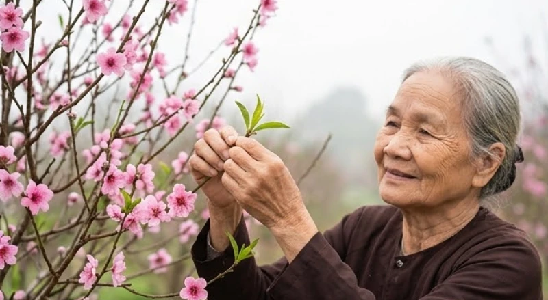 Tử vi tuổi Tân Mão 1951 năm 2026: Đính chính sao hạn & bài cúng 14 Người cao tuổi ngắt một nhánh lộc nhỏ trong buổi sáng xuất hành mùng 1 Tết