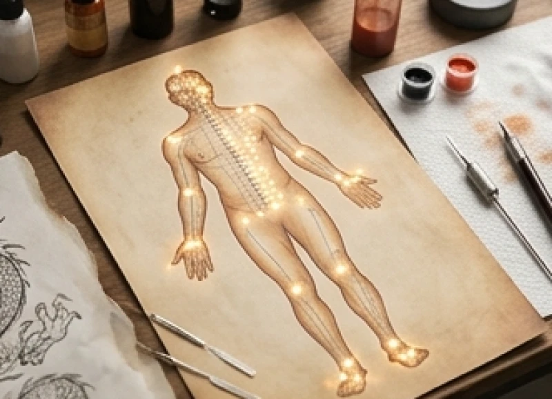 Vị trí hình xăm đè lên các huyệt đạo trọng yếu gây ra hiện tượng phá tướng phong thủy