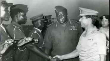 Idi Amin Dada và Muammar Gaddafi