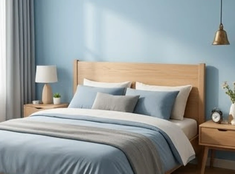 Giường ngủ ấm cúng kê đầu giường về hướng Đông Bắc đón năng lượng tích cực