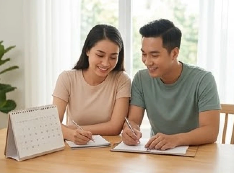 Tuổi Mùi sinh con năm nào tốt: Chấm điểm 1991, 2003 & hóa giải 1 Cặp vợ chồng trẻ tuổi Mùi cùng nhau xem lịch lên kế hoạch đón em bé vào năm 2026 Bính Ngọ
