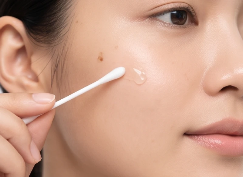Lớp kem tái tạo da mỏng nhẹ được thoa cẩn thận lên vết thương vừa đốt laser để bảo vệ và ngăn ngừa sẹo rỗ
