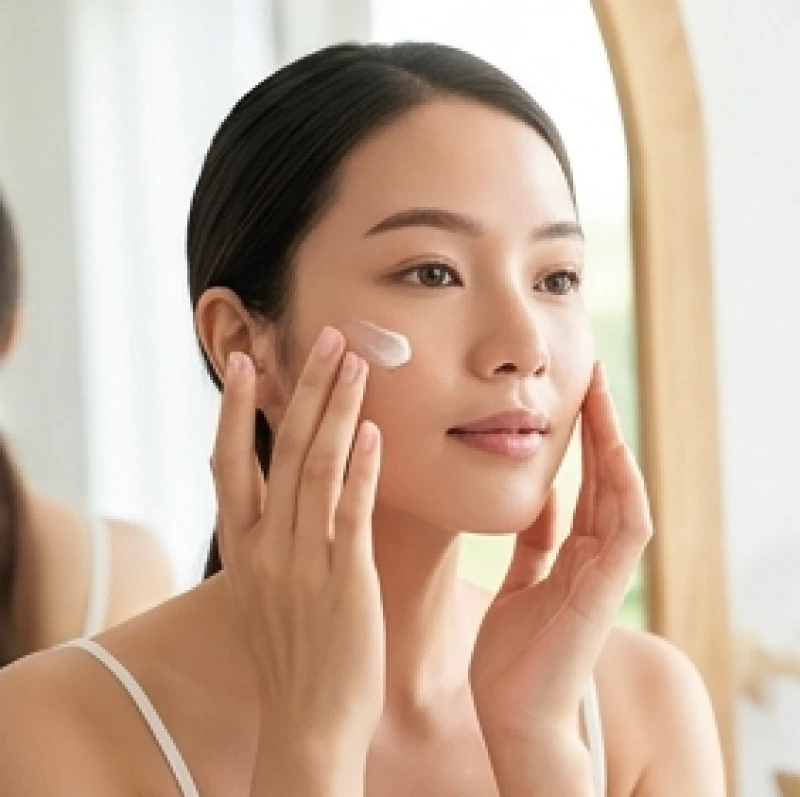 Nốt ruồi ở má phải: Ý nghĩa nam nữ, vị trí & chi phí tẩy Laser 10 Thoa kem trị sẹo và chống nắng bảo vệ vùng da má phải sau khi vết thương tẩy nốt ruồi đã bong vảy