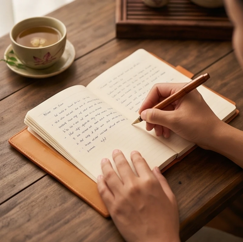 Đường trí đạo dính đường sinh mệnh: Ý nghĩa và mốc đo chuẩn xác 6 Bàn tay đang viết ghi chú và lên kế hoạch trong sổ tay để đưa ra quyết định nhanh chóng