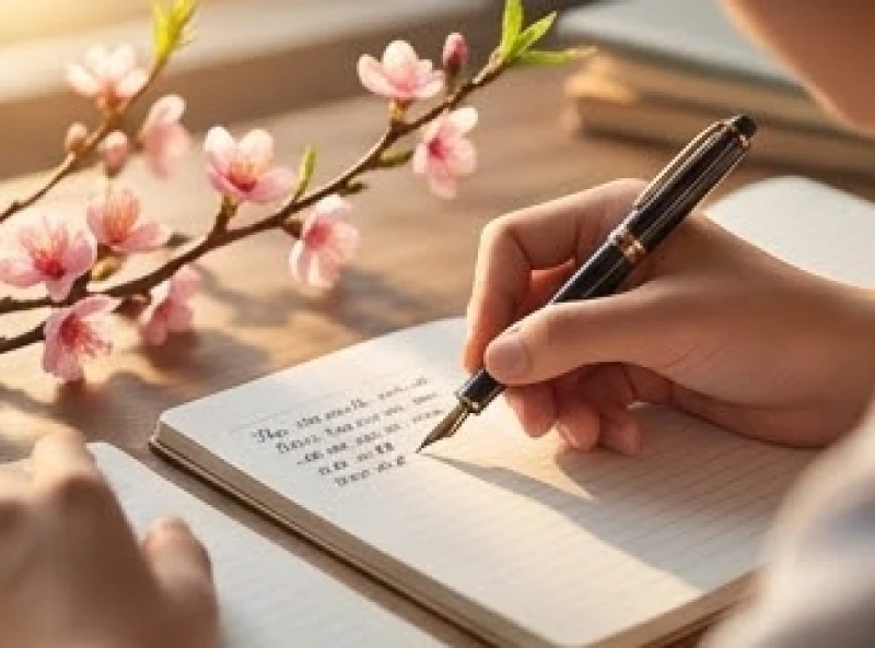 Tử vi tuổi Giáp Ngọ 2014 năm 2027: diễn biến học hành & cúng sao 6 Bàn tay học sinh đang cẩn thận cầm bút viết những nét chữ nắn nót trên cuốn vở mới