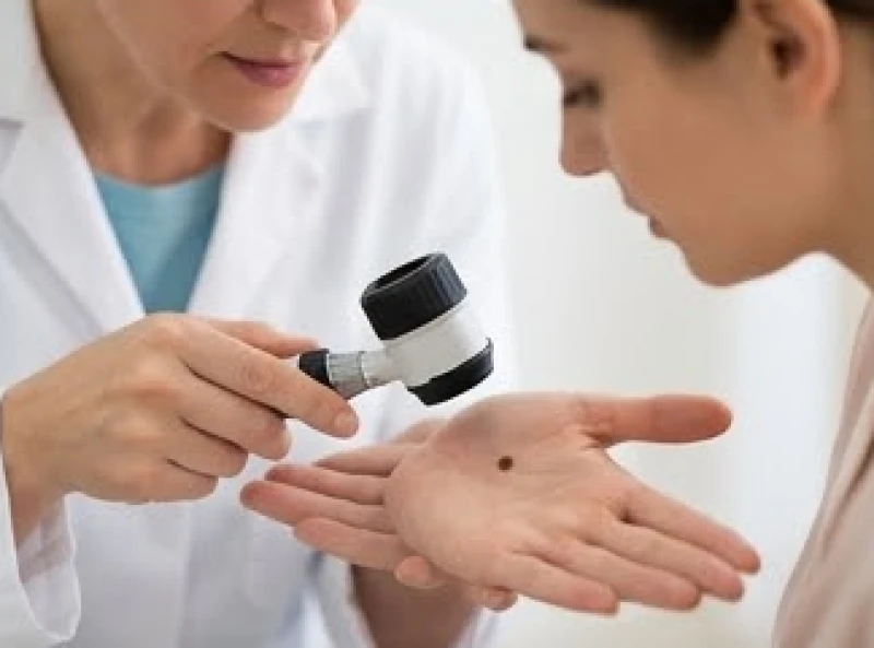 Nốt ruồi trong lòng bàn tay trái nữ: Giải mã gò & chỉ tay 9 Bác sĩ da liễu kiểm tra kích thước và viền nốt ruồi trong lòng bàn tay