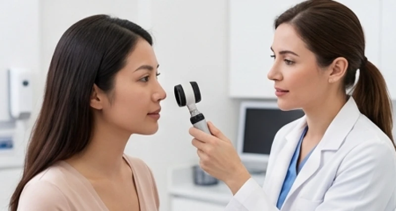 Nốt ruồi ở mũi bên phải nữ: Luận tướng số theo vị trí 8 Thăm khám cùng bác sĩ da liễu để đánh giá kích thước và màu sắc nốt ruồi trên mũi