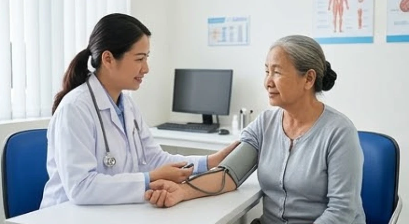 Mơ thấy mẹ có bầu: Điềm báo phong thủy và con số may mắn 3 Bác sĩ tận tình kiểm tra chỉ số huyết áp cho một bà cụ ngay tại phòng khám y tế hiện đại