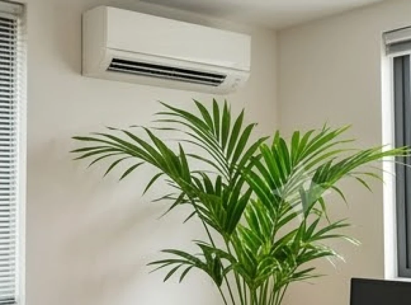 Bố trí chậu cây cảnh ở khoảng cách an toàn so với khe tản nhiệt của máy điều hòa để bảo vệ lá rụng