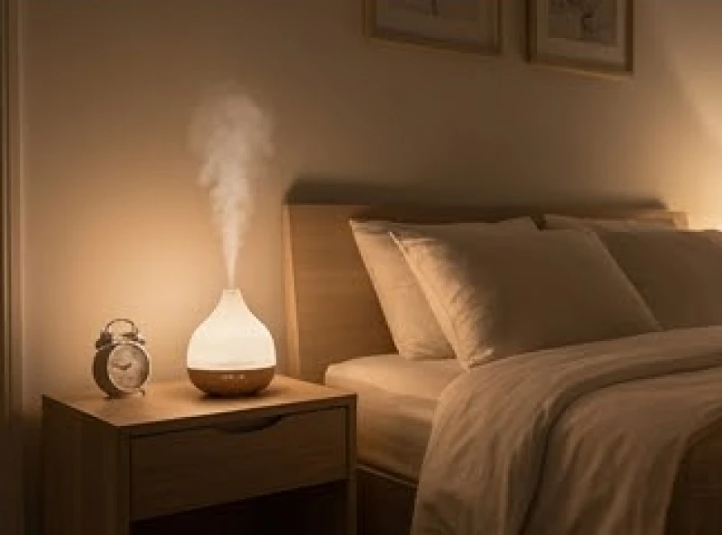 Mơ thấy cá sấu là điềm gì: giải mã tâm lý và sổ mơ chuẩn 8 Phòng ngủ ấm cúng với ánh đèn dịu nhẹ và máy xông tinh dầu đang tỏa sương thư giãn