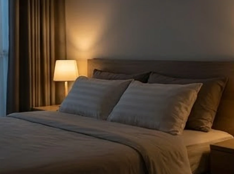 Mơ bị bóng đè: Cơ chế y khoa và giải mã điềm báo dân gian 9 Không gian phòng ngủ được sắp xếp gọn gàng với ánh sáng dịu nhẹ và nhiệt độ mát mẻ phù hợp