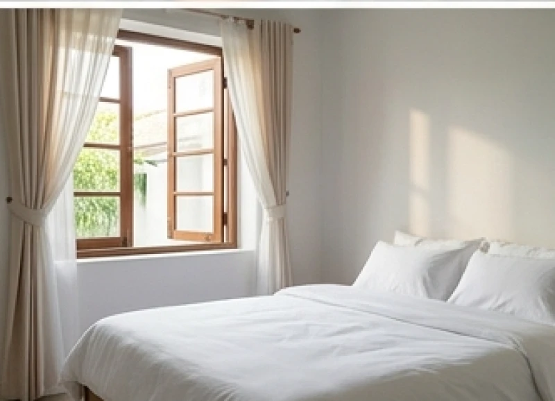 Mơ thấy đàn mèo: Giải mã điềm báo tâm linh & bộ số phong thủy 10 Một căn phòng ngủ gọn gàng với cửa sổ mở toang đón ánh nắng ban mai và luồng không khí thanh mát