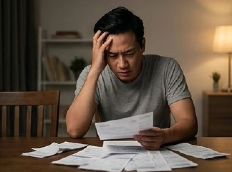 Mơ thấy vợ đi lấy chồng: Giải mã tâm lý & điềm báo theo bối cảnh 6 Nam giới ôm đầu lo âu khi xem các hóa đơn chi tiêu và sổ sách tài chính của gia đình