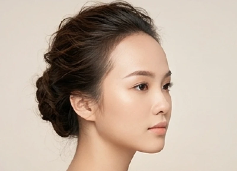 Khuôn mặt phụ nữ sở hữu vầng trán cao và rộng lấn lướt, vượt quá mốc tỷ lệ 1/3 tiêu chuẩn thông thường