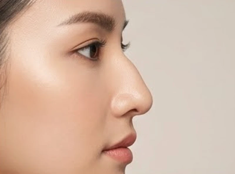 Sống mũi có điểm gồ nhô lên ở đoạn giữa làm gián đoạn đường nét thanh thoát của góc nghiêng