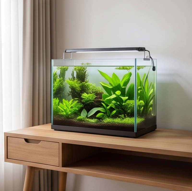Bể cá phong thủy tuổi Sửu: Cấu hình chuẩn nạp âm và kích thước 5 Bể cá để bàn có kích thước nhỏ gọn chuẩn theo các vạch đỏ của thước Lỗ Ban