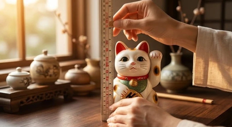 Việc đo đạc chiều cao tượng bằng thước Lỗ Ban 38.8cm để đảm bảo linh vật lọt vào các cung đỏ