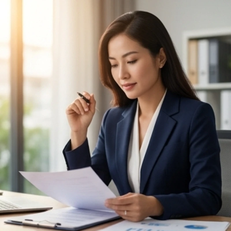 Một người làm việc cẩn trọng tại văn phòng để tránh những xung đột không đáng có
