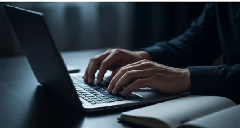 Đôi bàn tay cẩn trọng gõ phím và kiểm tra lại toàn bộ email công việc để ngăn ngừa sai sót pháp lý