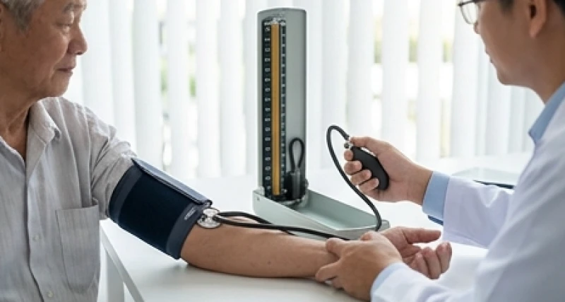 Thăm khám sức khỏe và đo huyết áp định kỳ để phòng ngừa bệnh tật tuổi xế chiều