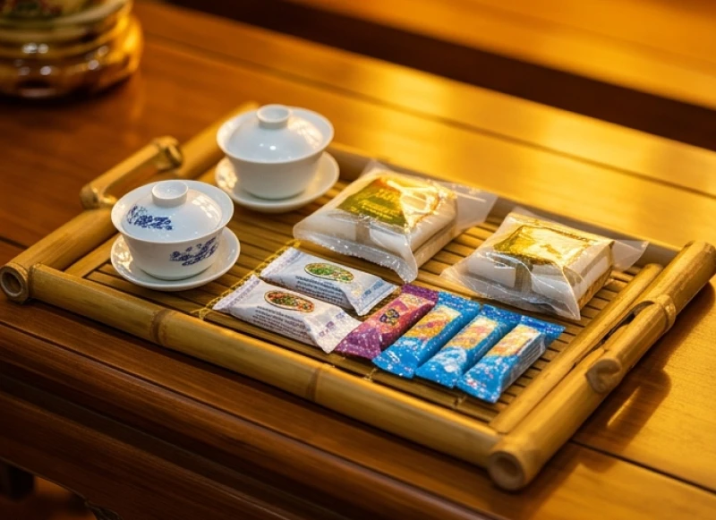 Đồ lễ cúng bái được giữ nguyên vẹn và sắp xếp cẩn thận trước khi dâng lên ban thờ