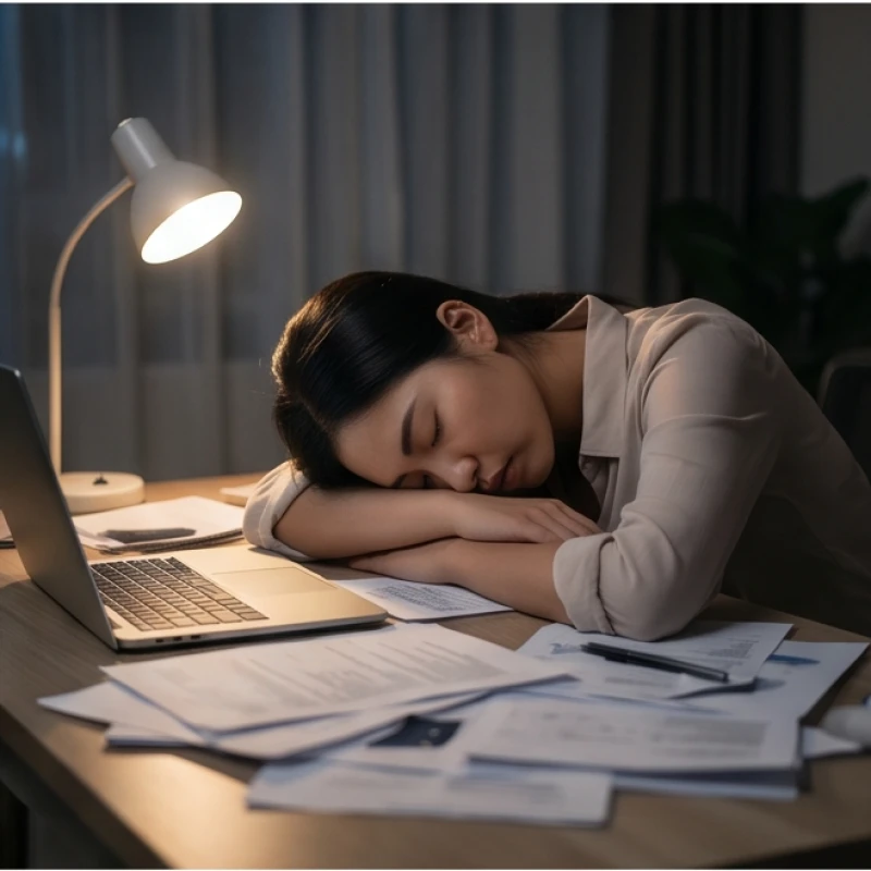 Mơ thấy răng lung lay: Điềm báo theo vị trí và bộ số may mắn 5 Người phụ nữ gục đầu xuống bàn làm việc vì kiệt sức và đối mặt với nhiều áp lực