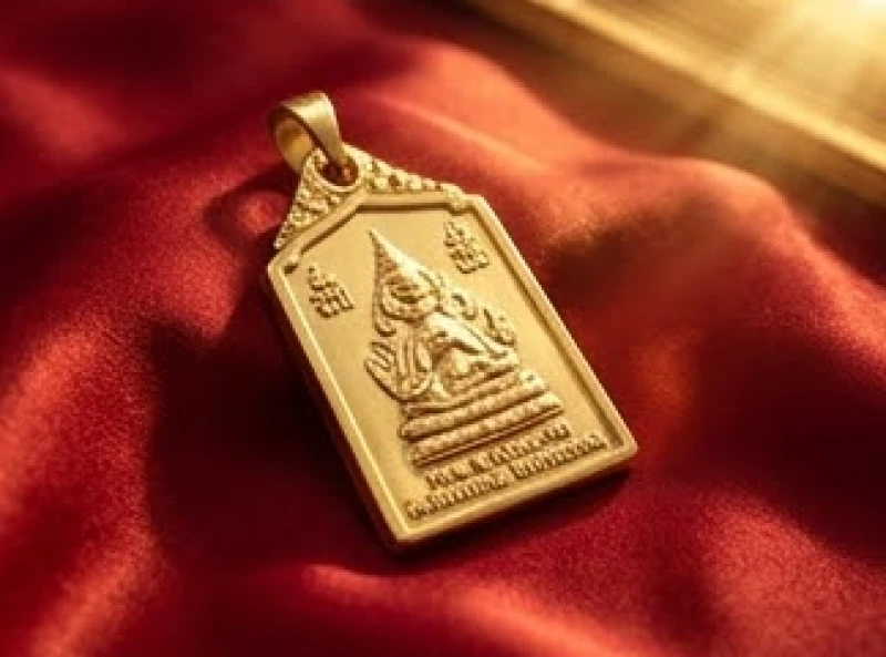 Kim bài Thái Tuế bằng đồng thau sáng bóng mang lại sự bình an trước sóng gió bất ngờ