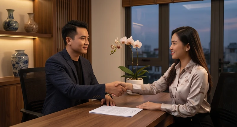 Tử vi tuổi Đinh Mão 1987 năm 2027: Chi tiết 12 tháng và mâm cúng 12 Cái bắt tay chúc mừng sau khi ký kết hợp đồng thành công vào thời điểm cát tinh