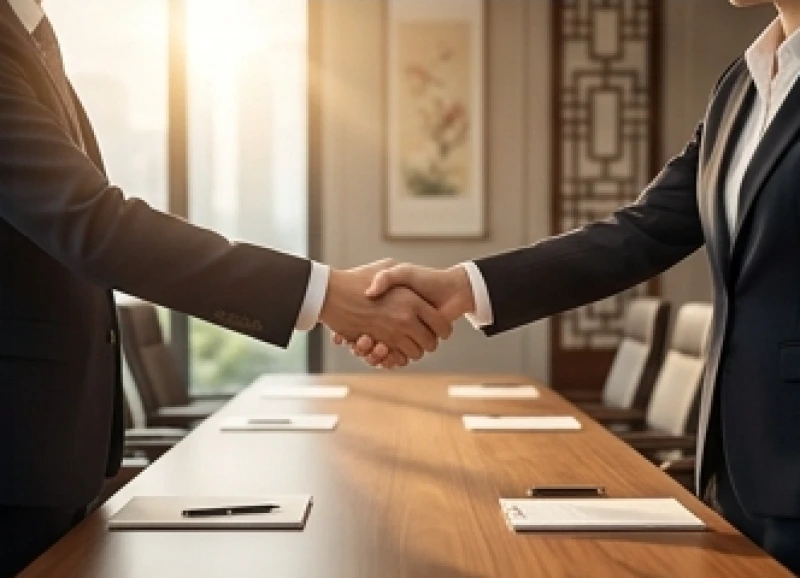 Tháng tốt xấu của tuổi Dần năm 2026: Lịch cát hung từng hoa giáp 10 Hai người bắt tay chúc mừng sau khi thỏa thuận hợp đồng thành công