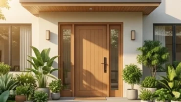Mặt tiền ngôi nhà hiện đại được bố trí hướng Nam đón ánh sáng tự nhiên đem lại vượng khí cho kỷ mùi 1979 hợp hướng nào