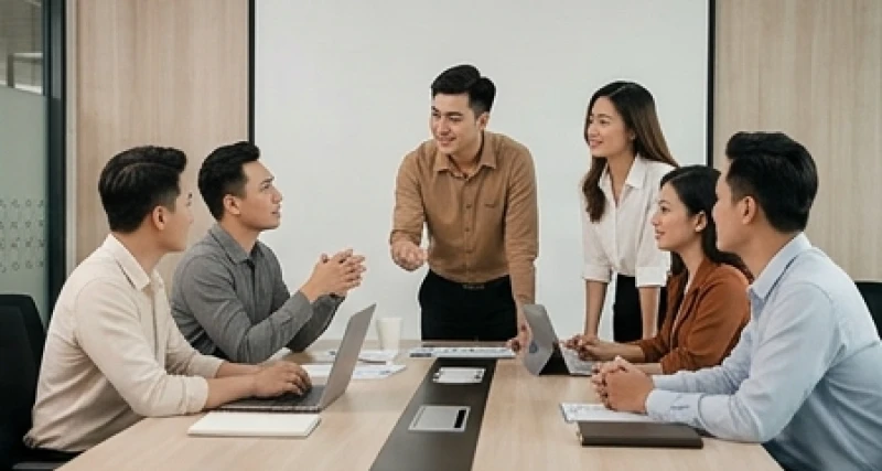 Tuổi Thân nên làm chủ hay làm thuê: Lộ trình vốn và đối tác 2 Nhóm nhân sự trẻ đàm phán và xử lý khủng hoảng tại phòng họp công ty
