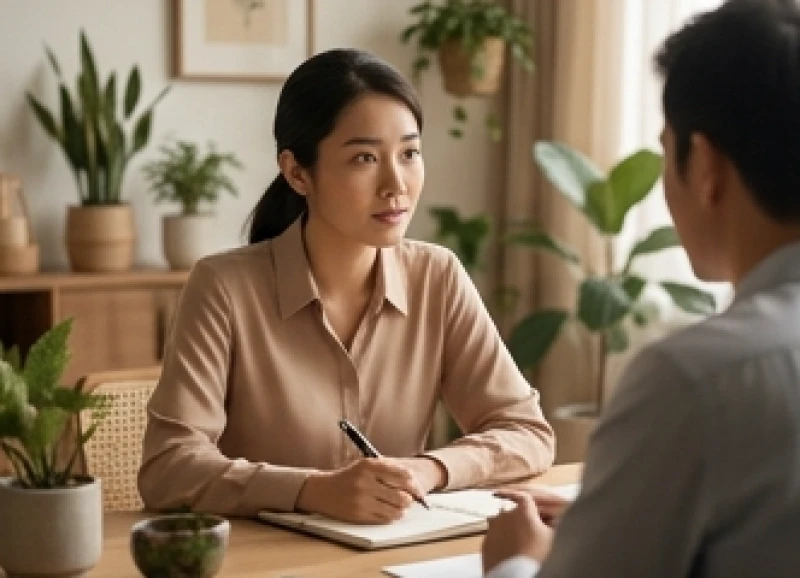 Tính cách tuổi Mùi: Bóc tách chi tiết theo nam nữ và 5 bản mệnh 2 Một nhân viên đang tập trung lắng nghe và ghi chép trong cuộc họp nhóm thể hiện sự thấu cảm